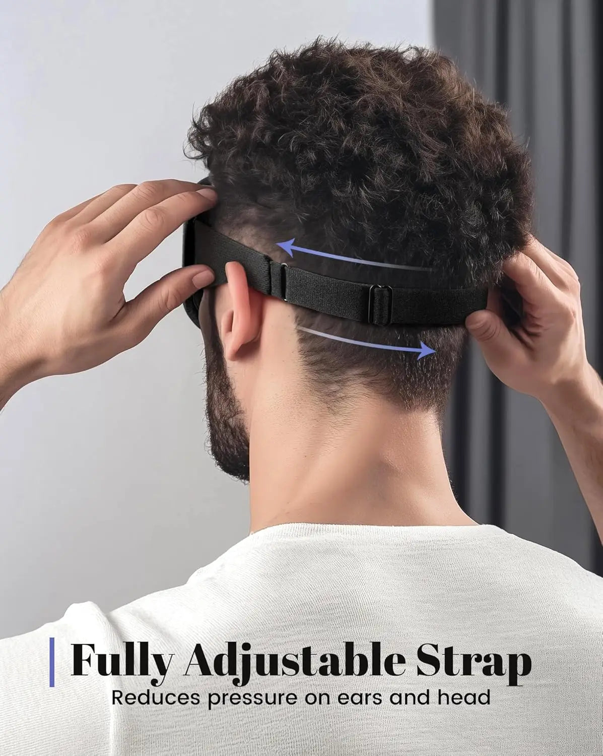 Adjustable Black out sleep mask