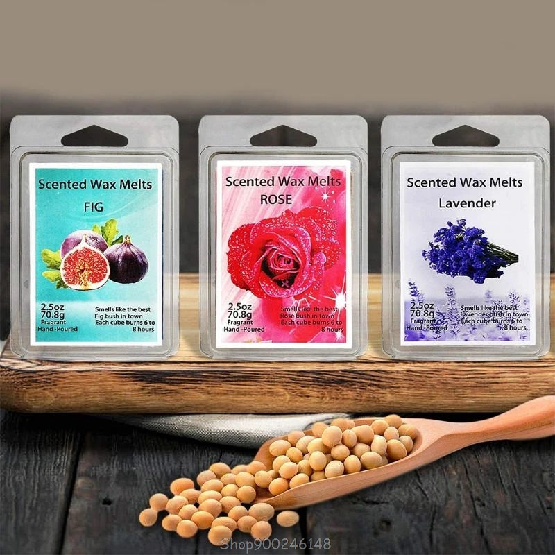 Set of 8 Assorted Wax Warmer Cubes/Tarts Jasmine Rose Bergamot Fig Vanilla Lemon Spring Lavender S29 20