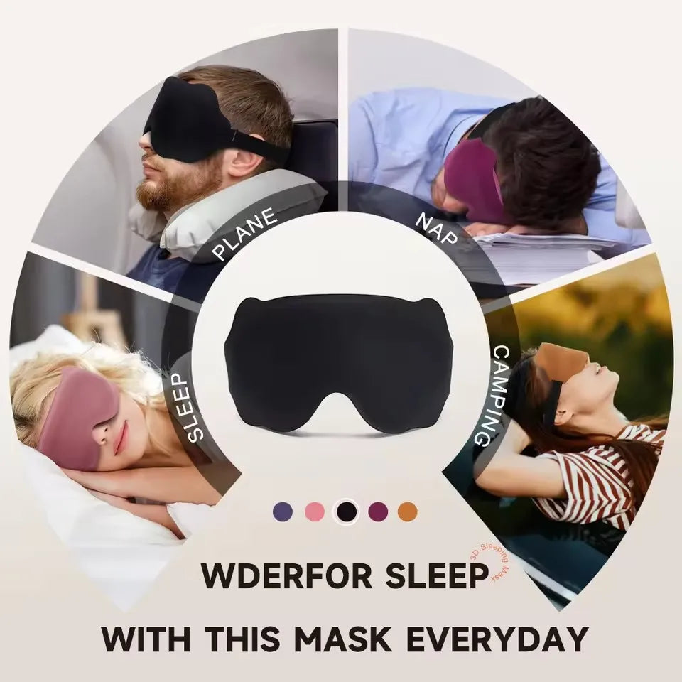 Black out sleep mask