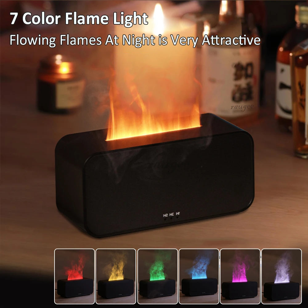 Aroma Diffuser Colorful Flame Air Humidifier