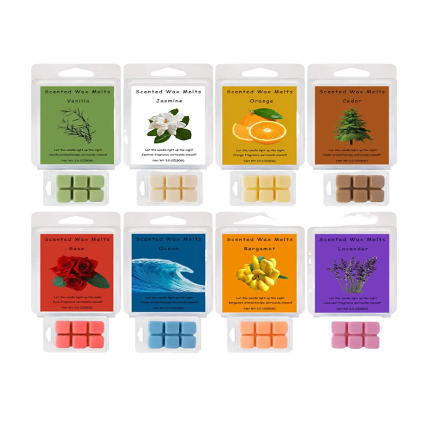 Scented Wax Melts, Lemon, Lavender, Sea , Sandalwood, Coffee