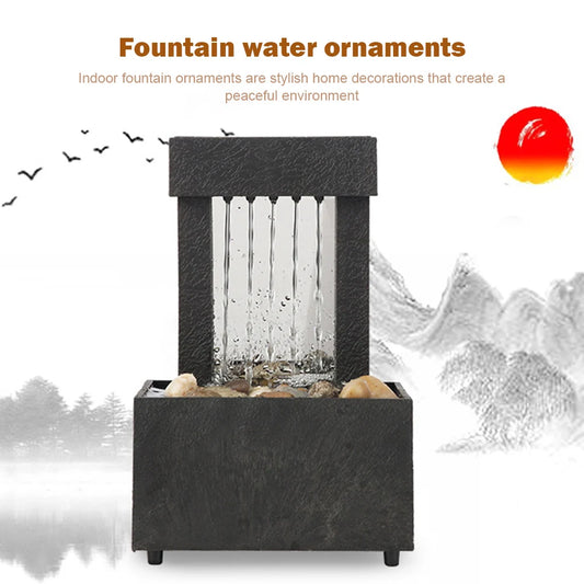 Indoor Water Fountain Desktop Ornament