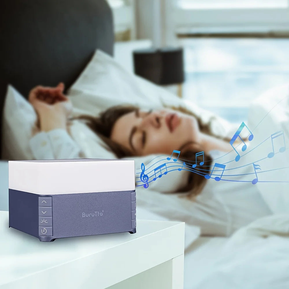 White Noise Machine with Breathing Light, Sleep Sound Device for Adults/Babies - Natural Soother