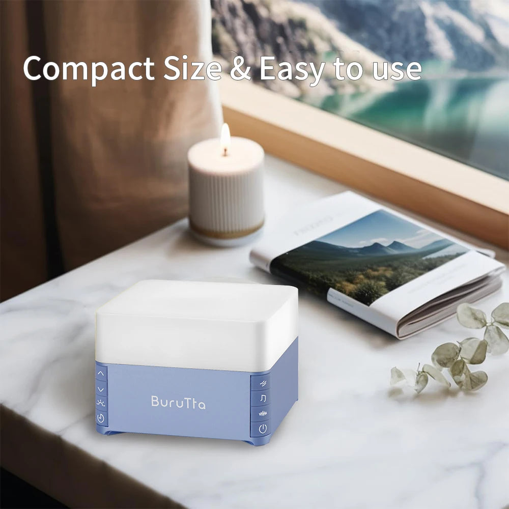 White Noise Machine with Breathing Light, Sleep Sound Device for Adults/Babies - Natural Soother